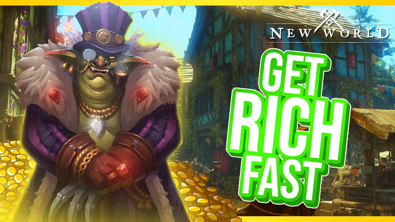 Get Rich EARLY in New World! Money Making Guide! Crafting, Items, Gold & More!