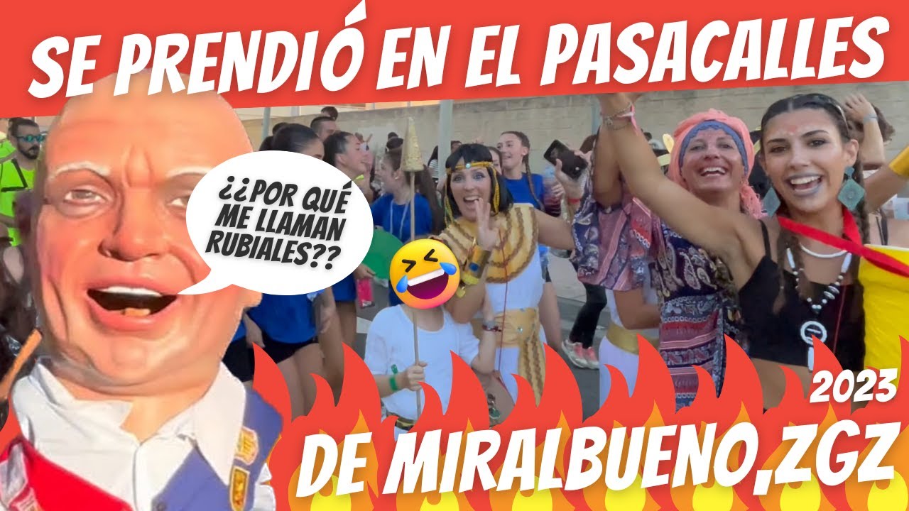 Pasacalles, Gigantes, CABEZUDOS y Disfraces en MIRALBUENO, Zaragoza | 2023