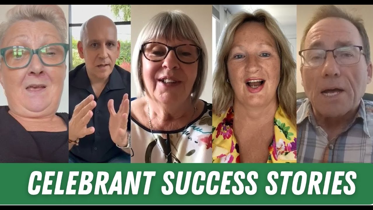 Celebrant Success Stories from Helen, Richard, Lynn, Sacha & Mark / Celebrant Training UK