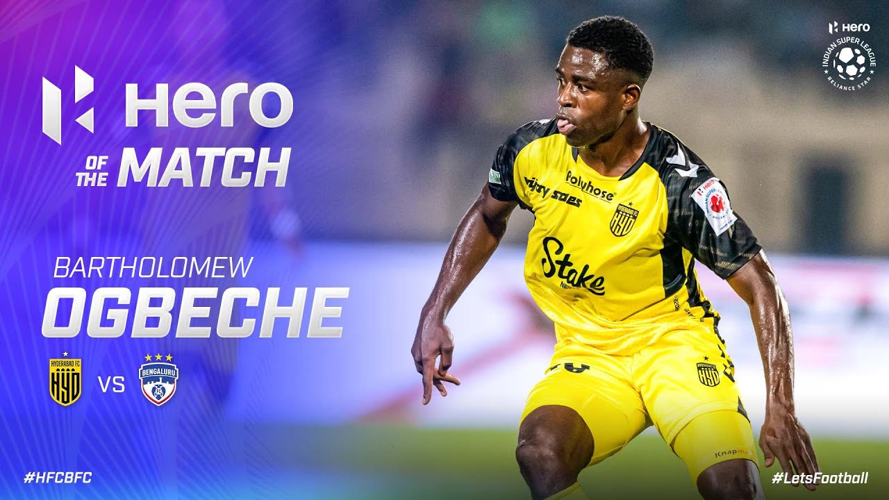 Bartholomew Ogbeche - Hero of the Match | Hyderabad FC 1-0 Bengaluru FC | MW 3, Hero ISL 2022-23