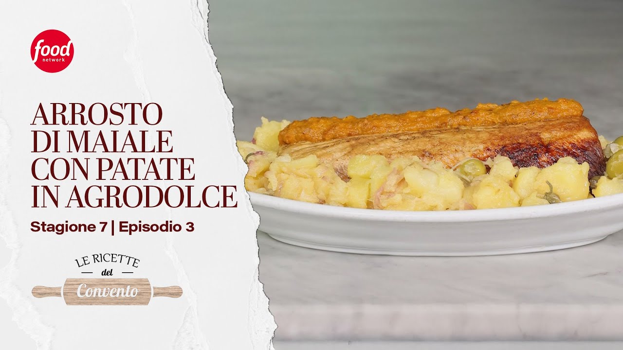 Arrosto di maiale con patate in agrodolce | Le Ricette del convento