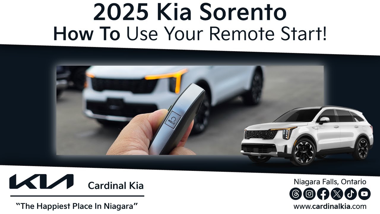 Kia Sorento 2025 года | Как пользоваться дистанционным запуском!