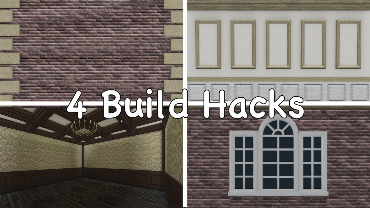 4 SIMPLE Build Hacks to IMPROVE your Georgian/Victorian Home! | Bloxburg