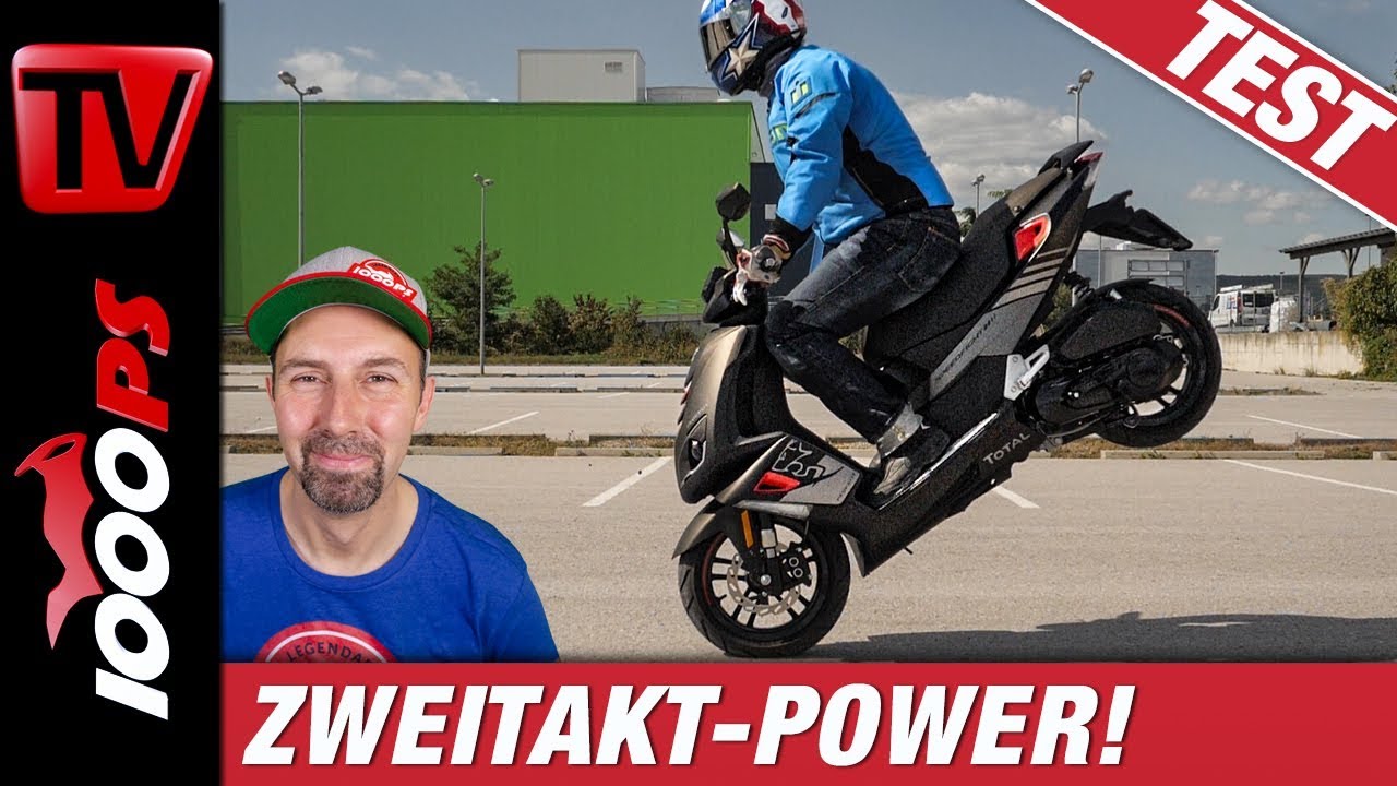 Peugeot Speedfight 4 im Test - Stadtflitzer mit 2-Takt-Einspritzung und mörder Bremse!
