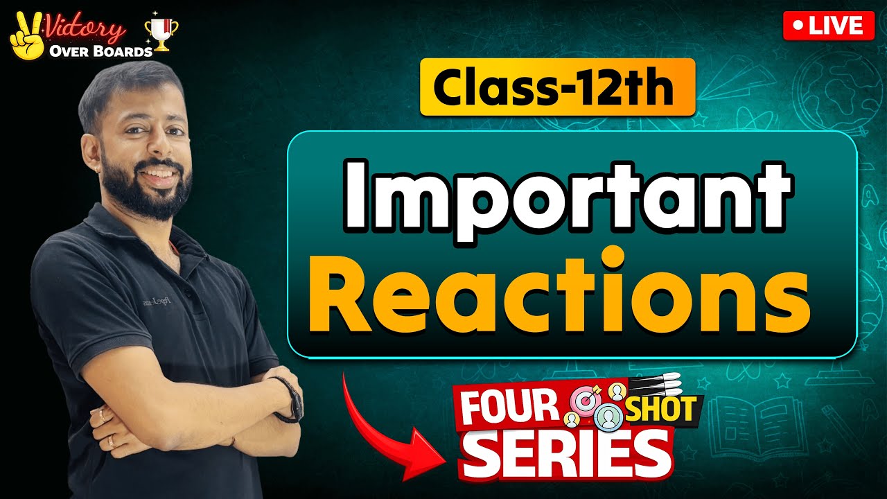 Super Trick | Most Important Reactions | Class12 Chemistry | Board Exam 2026 | Ritesh Mittal
