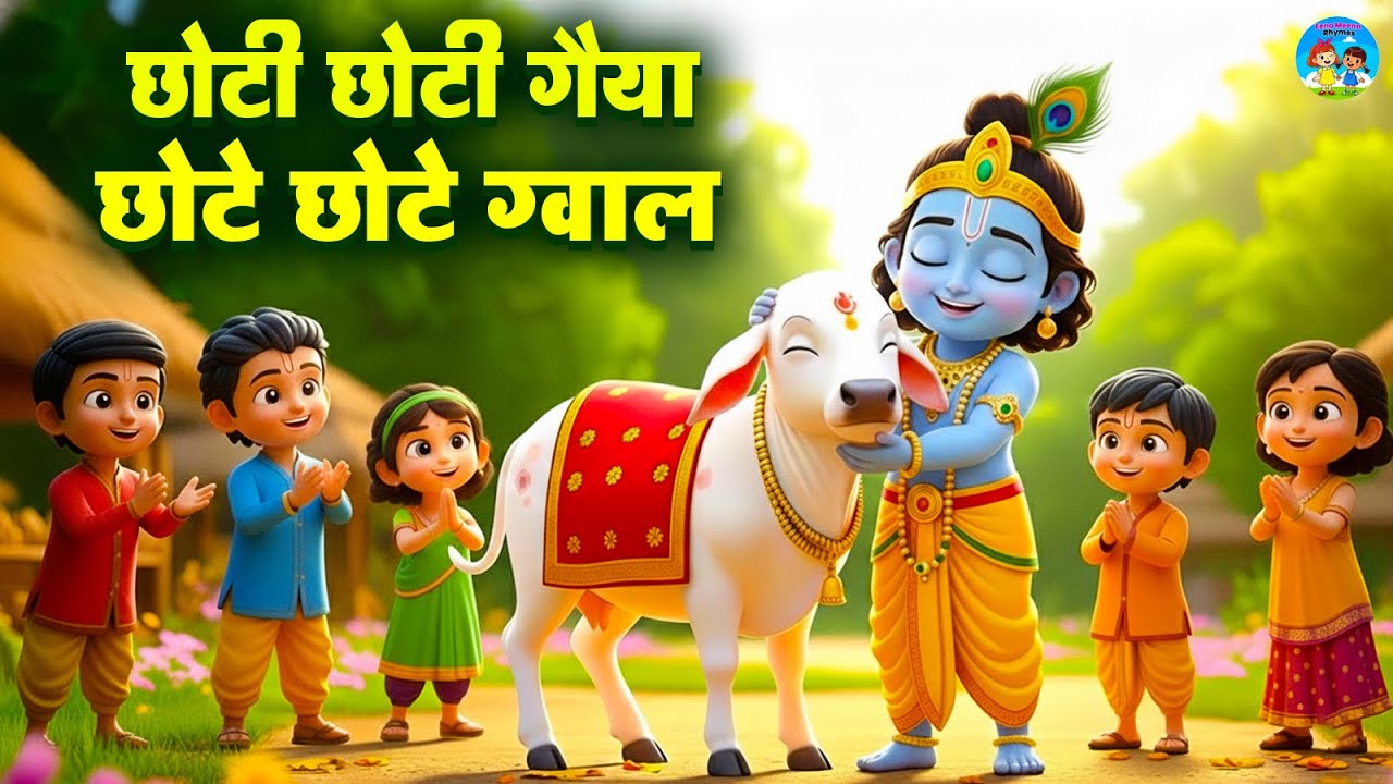 छोटी छोटी गैया छोटे छोटे ग्वाल। Choti Choti Gaiya Chote Chote Gwal। 
