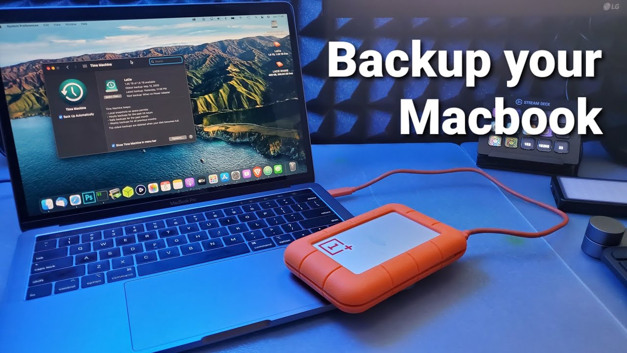 Create a Time Machine backup on Mac