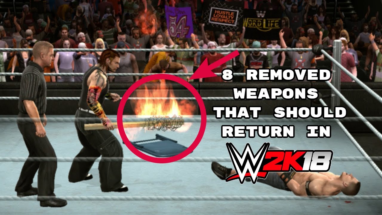 8 REMOVED Weapons That Should Return In WWE 2K18