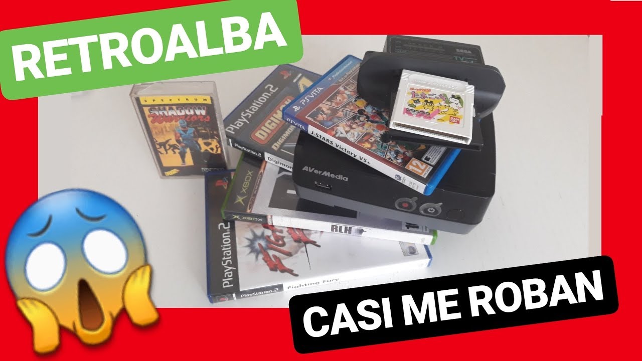 RETROALBA!!!!!!!!⚠️Casi me ROBAN😱 los juegos que compré!!!