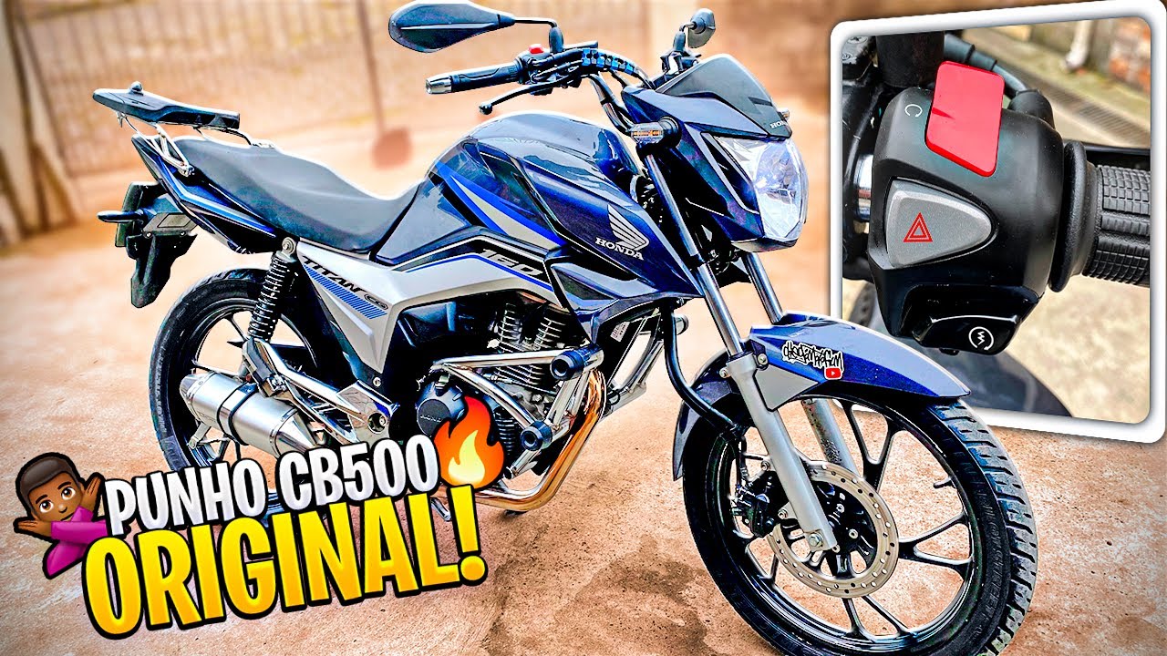 COMO INSTALAR O PUNHO DE CB 500 ORIGINAL HONDA NA TITAN 160 SEM CORTAR FIOS!