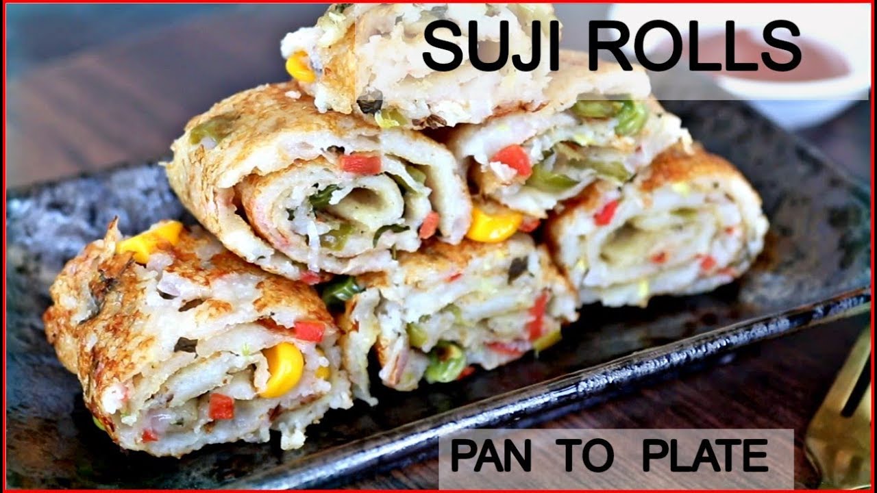 सूजी से बना कम तेल का ये नया और टेस्टी सुबह का नाश्ता आप सबको बहुत पसंद आएगा | Suji Rolls Snacks