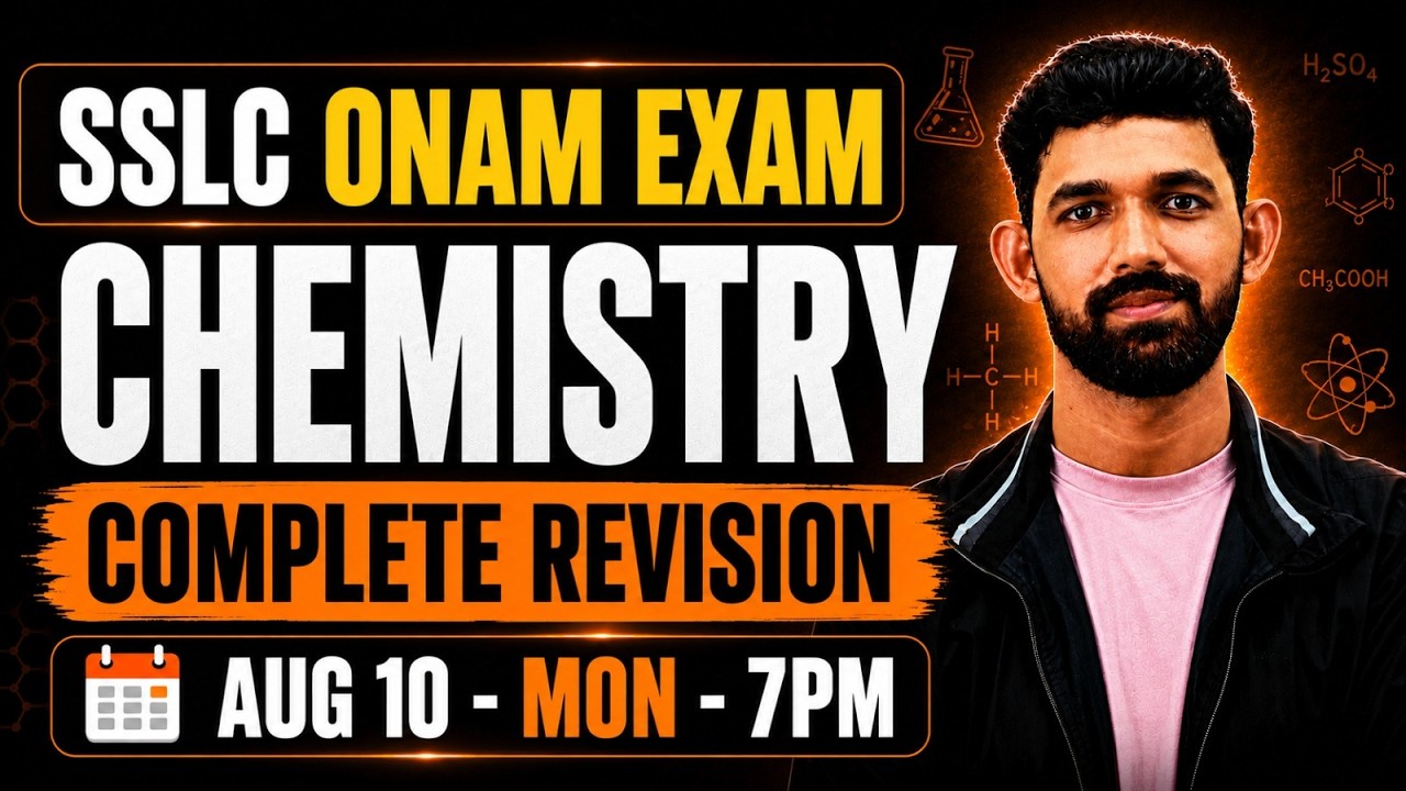 SSLC Chemistry | Onam Exam | Complete Revision | Exam Winner