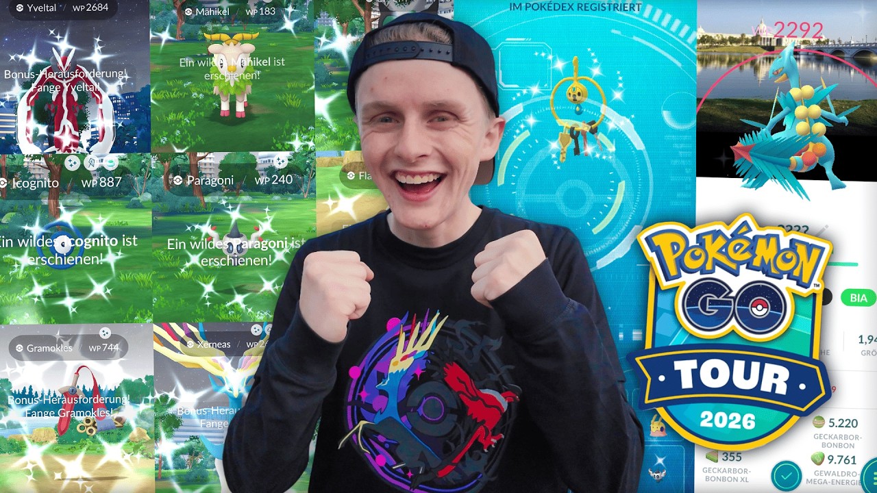 SO SEHEN 50+ SHINYS auf der GO TOUR GLOBAL TAG 1 aus!