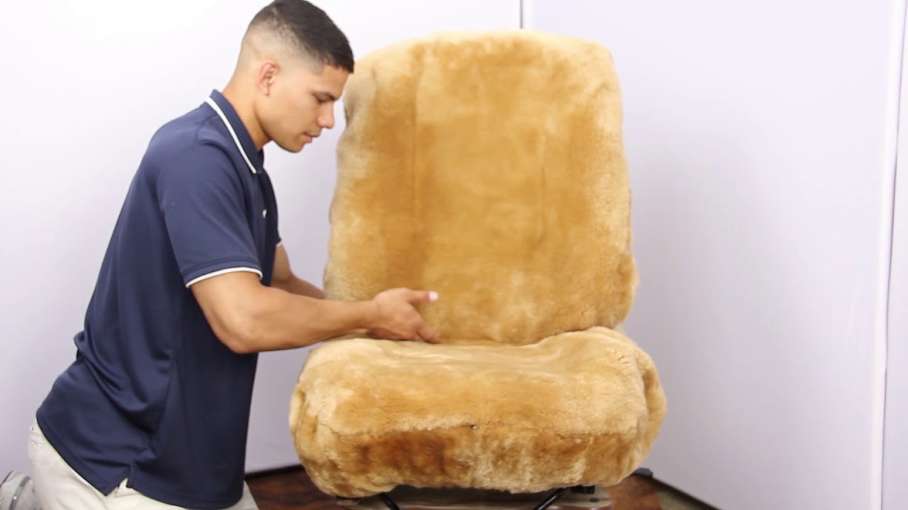 Sheepskin Seat Cover Installation