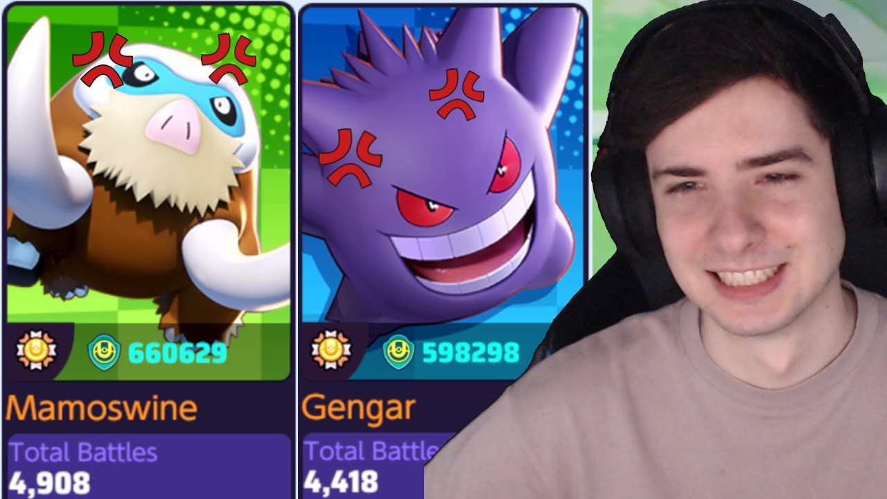 I Versed the GENGAR MAMOSWINE DUO and they were MAD | Pokemon Unite