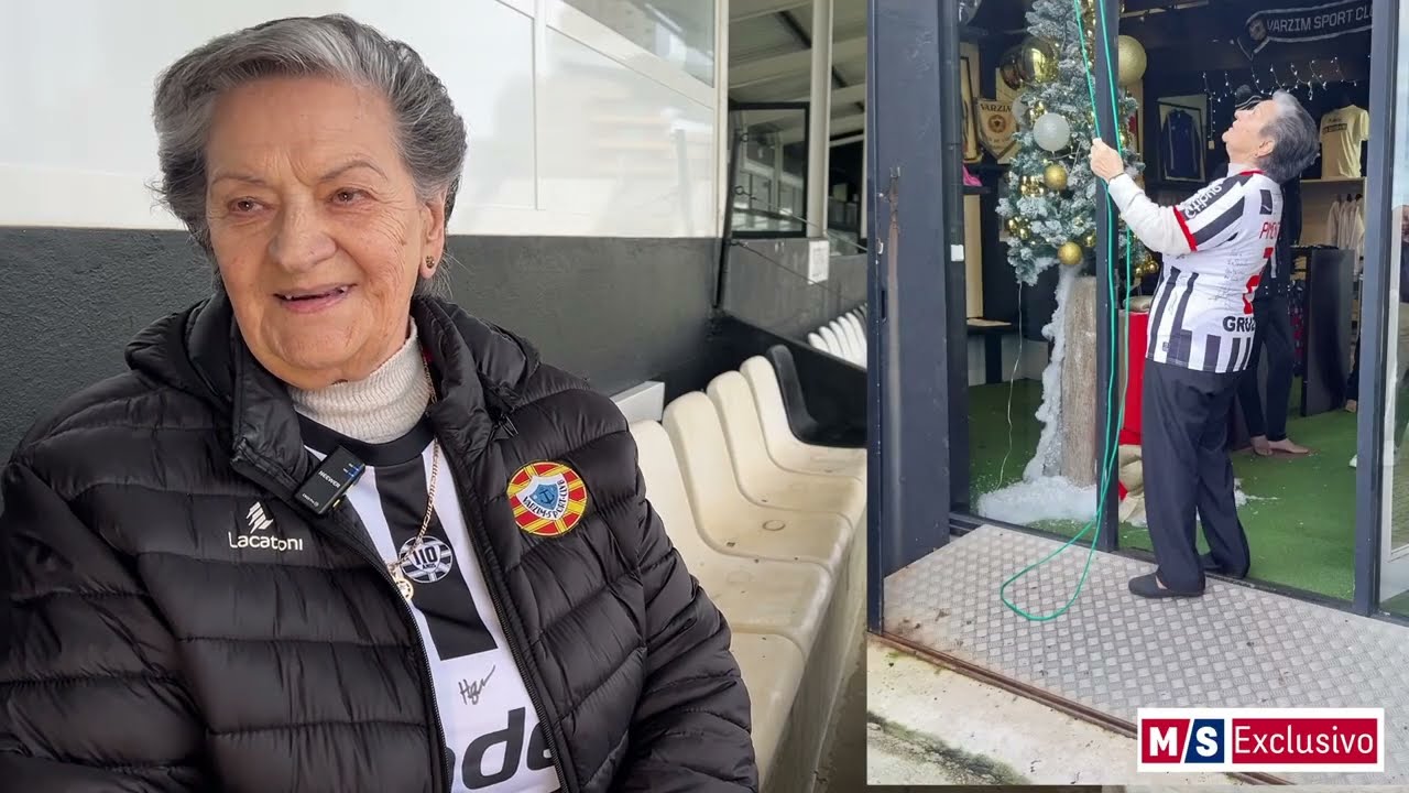 Rosália Lima fez história ao içar bandeira do Varzim no 110.º aniversário do clube - MAIS/Semanário