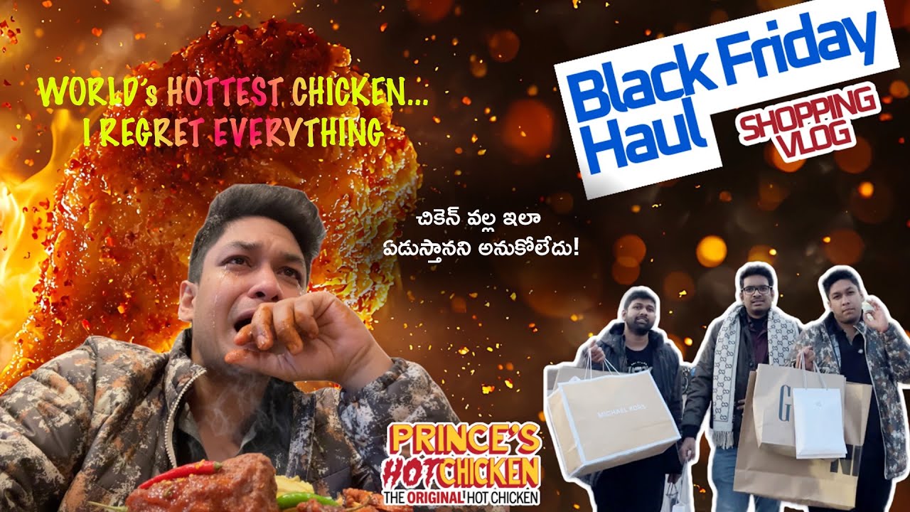 Black Friday lo Deals kanna Chicken e Extra Hot! 🔥😭 - I Tried America’s Spiciest Chicken BAD IDEA 🥵 