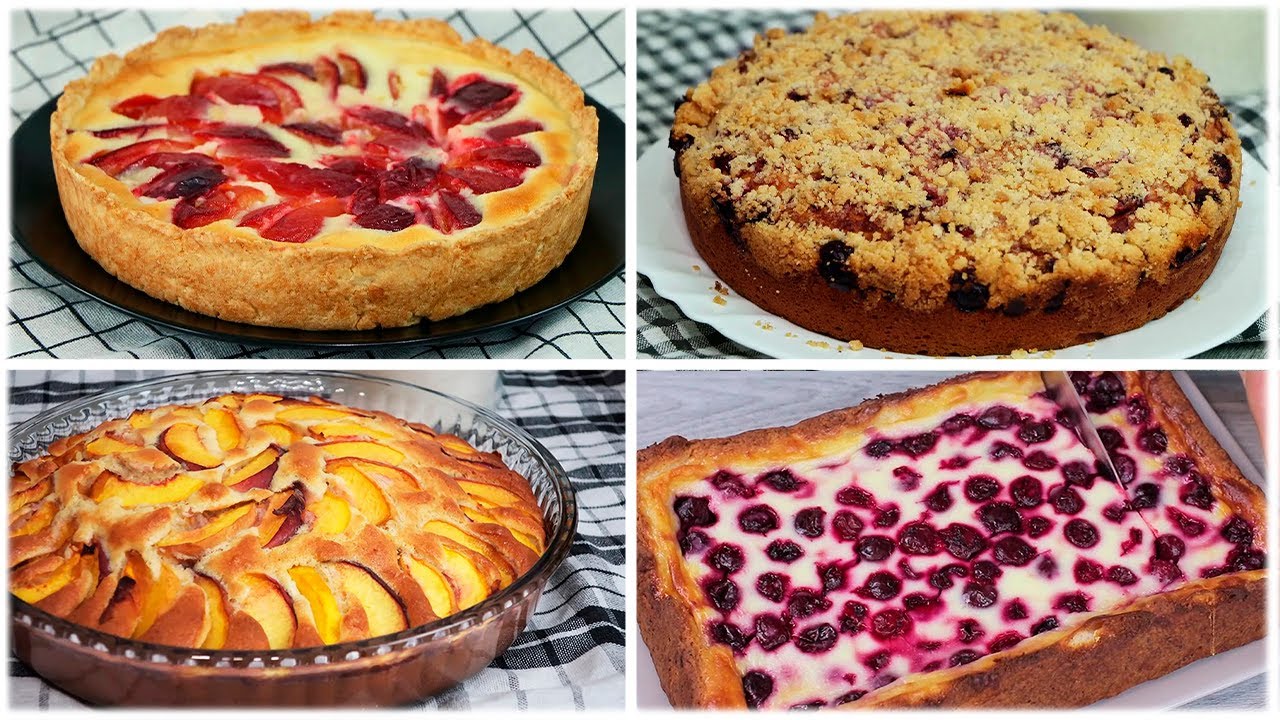 5 Рецептов летних пирогов с фруктами и ягодами