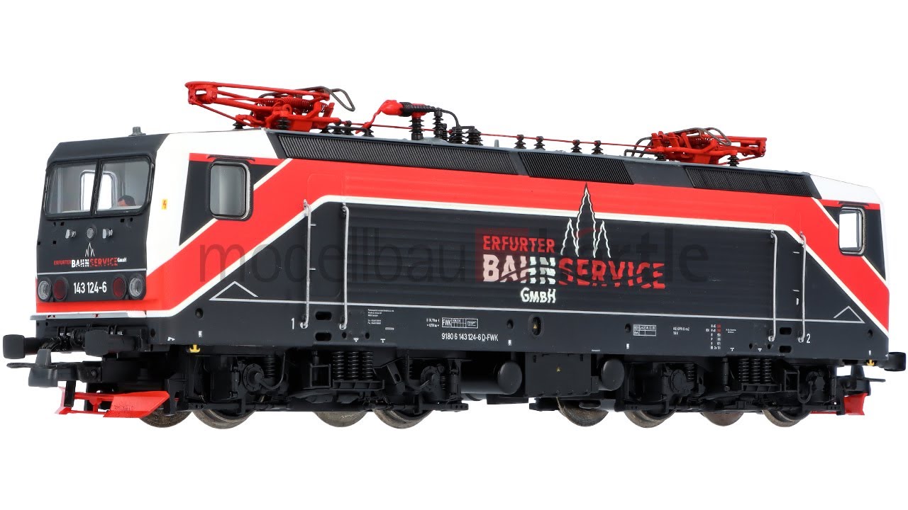 Roco 70481 / 70482 / 78482 E-Lok BR 143 Erfurter Bahnservice GmbH EBS | Spur H0