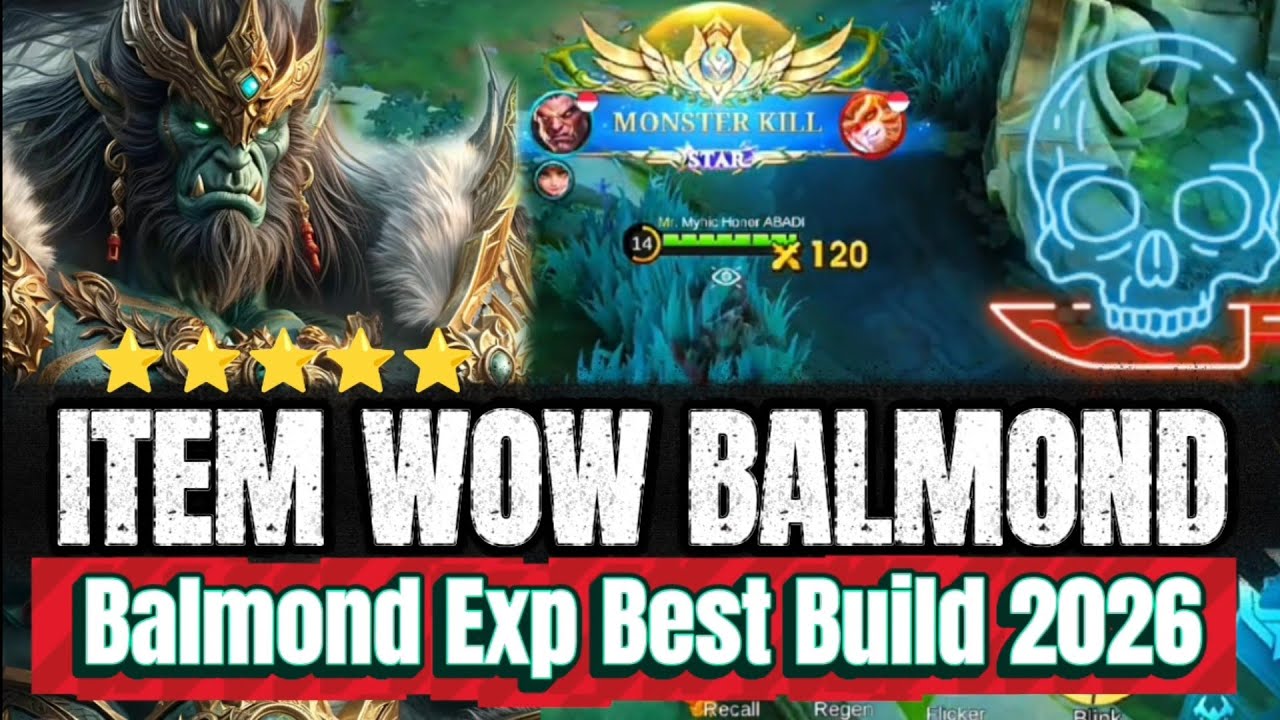 ITEM TERKUAT Balmond EXP Lane yang WAJIB KALIAN COBA! Sekali Putar, Musuh Hilang | Mobile Legends
