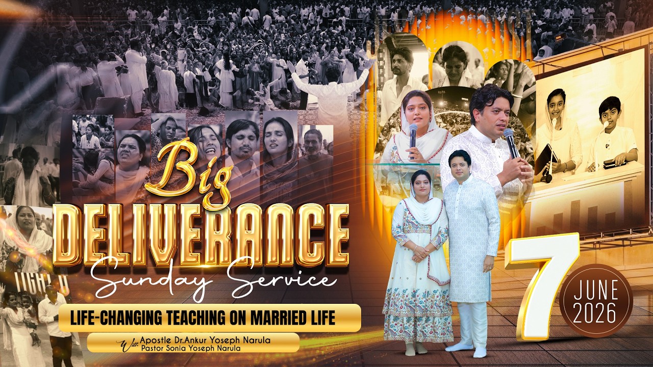 ✨BIG DELIVERANCE SUNDAY MEETING✨। 07-06-2026 💫 #live #ankurnarulaministries | @AnugrahTV