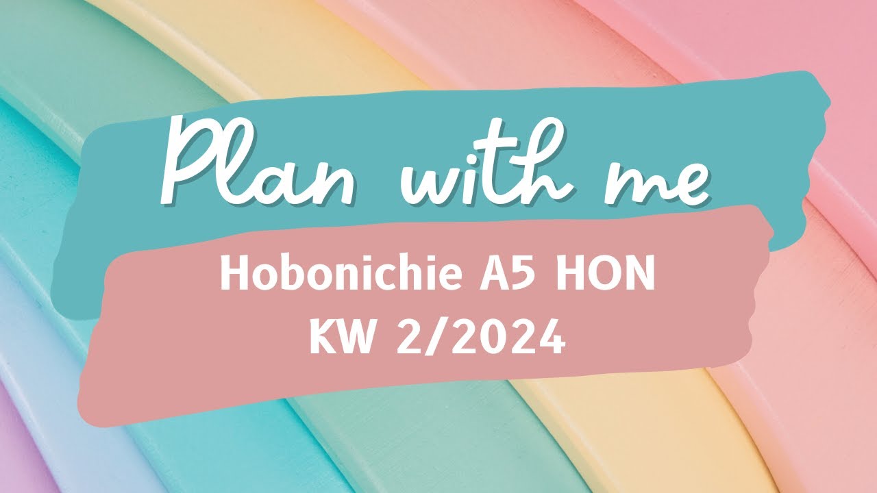 Plan with me - KW 2/2024 | Hobonichie A5 HON | Deutsch #useyourshit2024