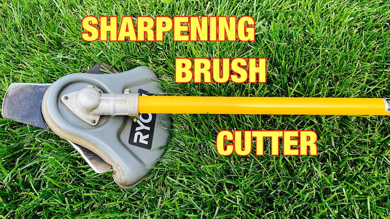 SHARPENING THE RYOBI CS26 BRUSH CUTTER