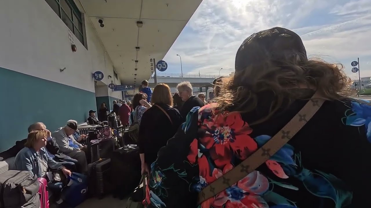 Grand Princess Embarkation out of San Pedro December 19th, 2024