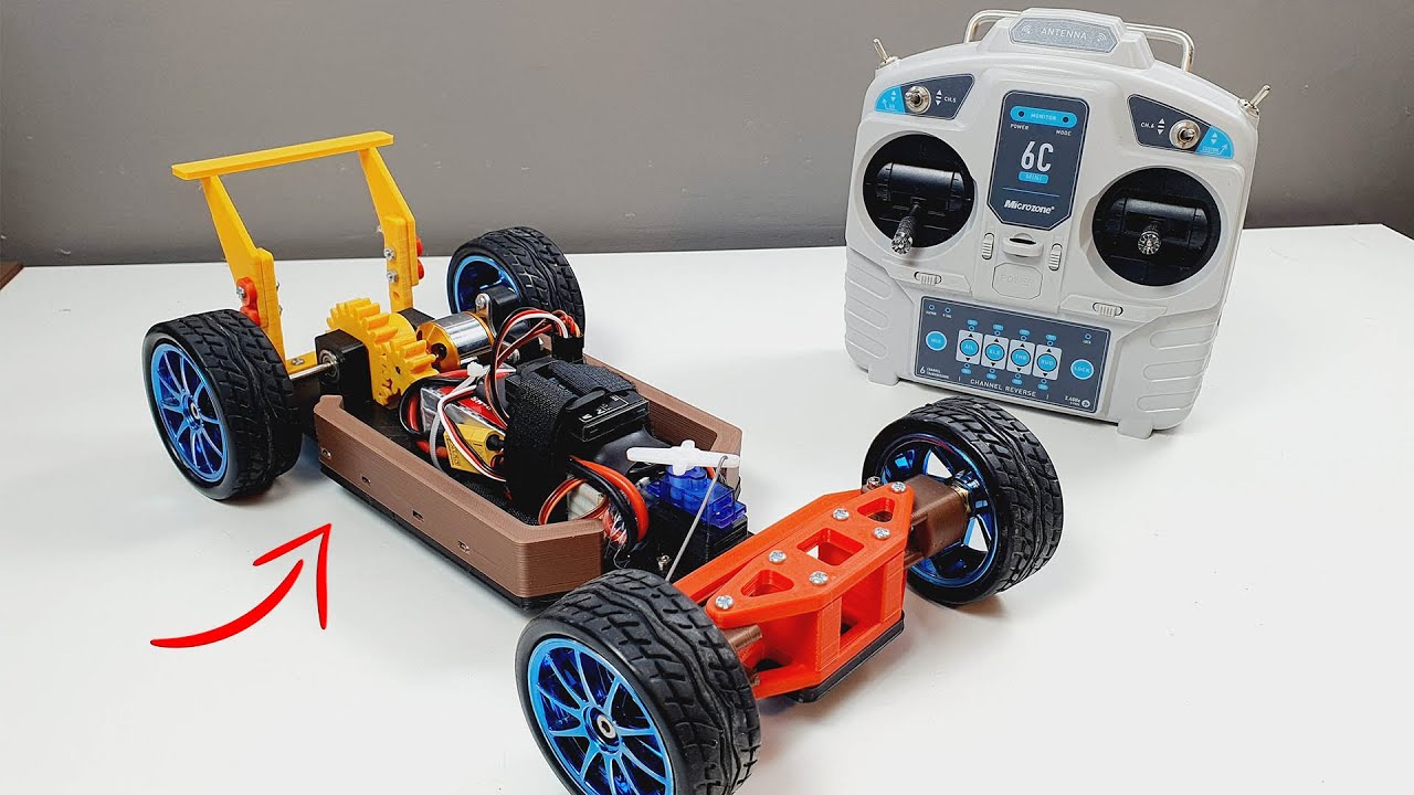 3D PRINTED RC CAR AT SPEED 100 Km/h???
