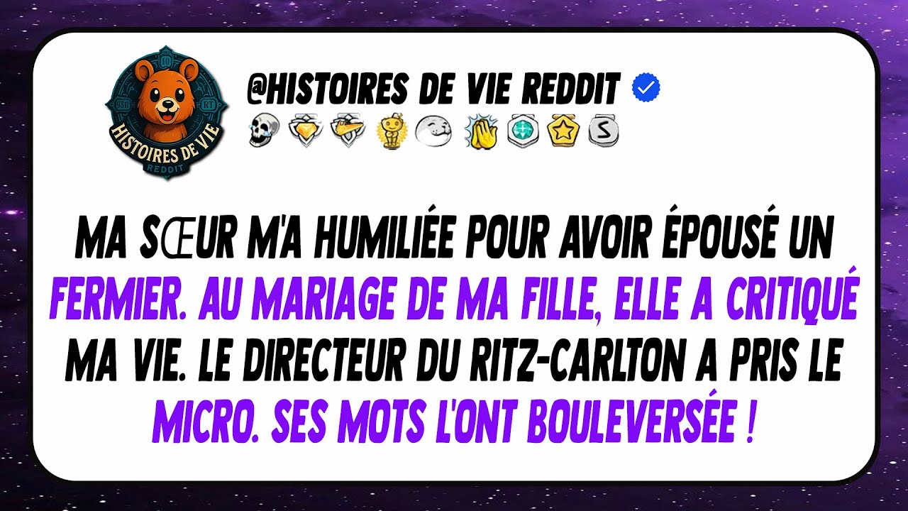 Ma sœur me narguait, paysan mon époux. Mais nos impôts... Silence radio!
