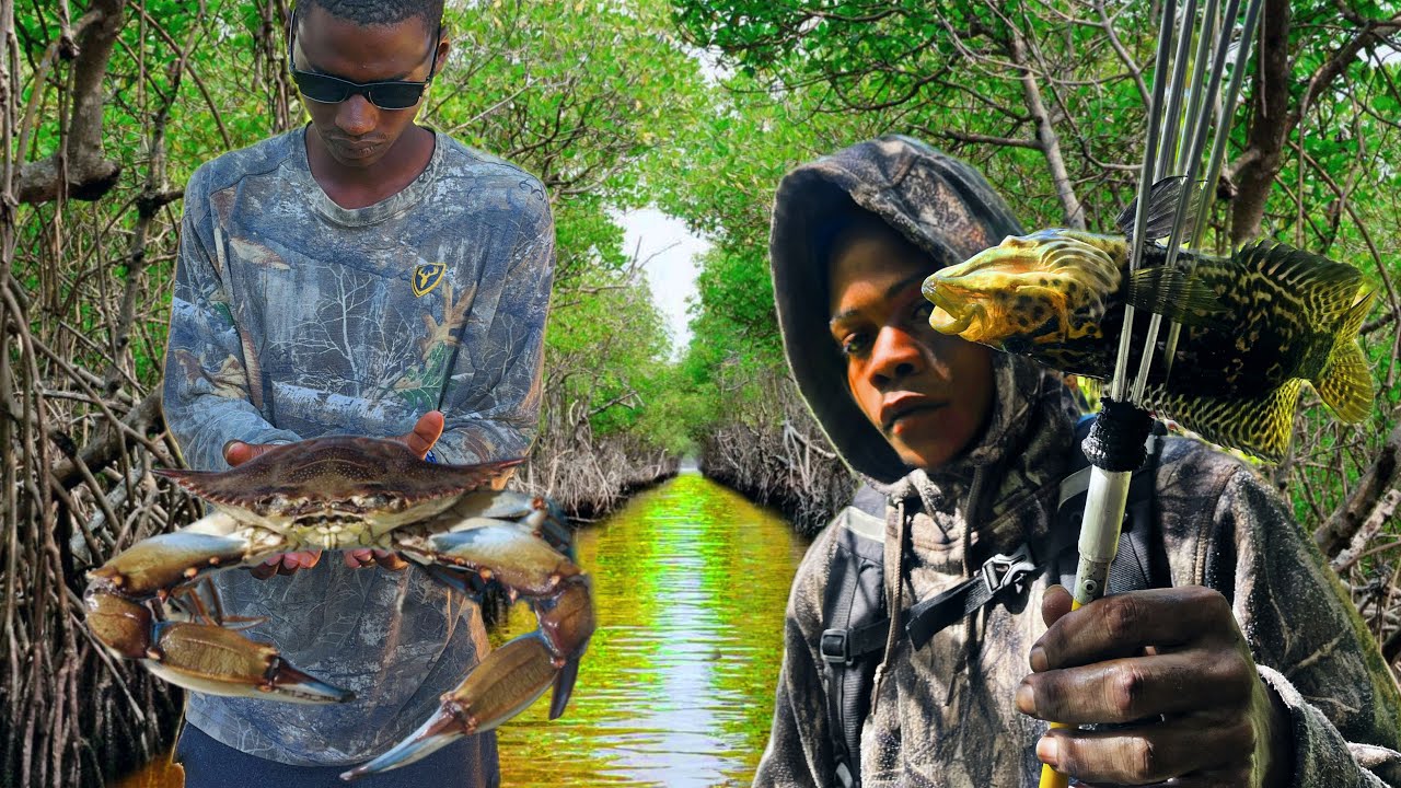 GIANT MUDCRABS!! BAREHANDED CATCH 