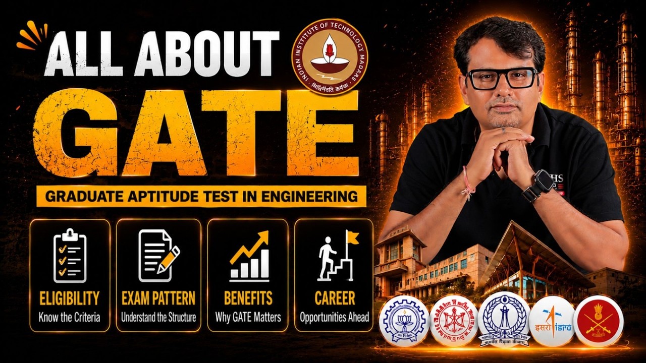 All About GATE 2027 | Eligibility, Exam Pattern, Benefits & Career | Complete Guide | By GP Sir