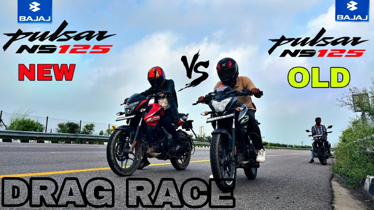 2024 NEW BAJAJ PULSAR NS 125 BS7 vs OLD BAJAJ PULSAR NS 125 BS5 🔥.DRAG RACE😱 TOP END RACE 🔥new video
