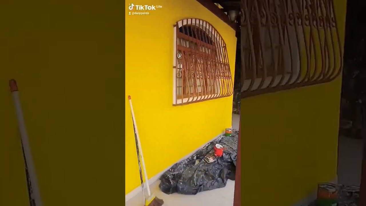 pintura casa amarela 🦋