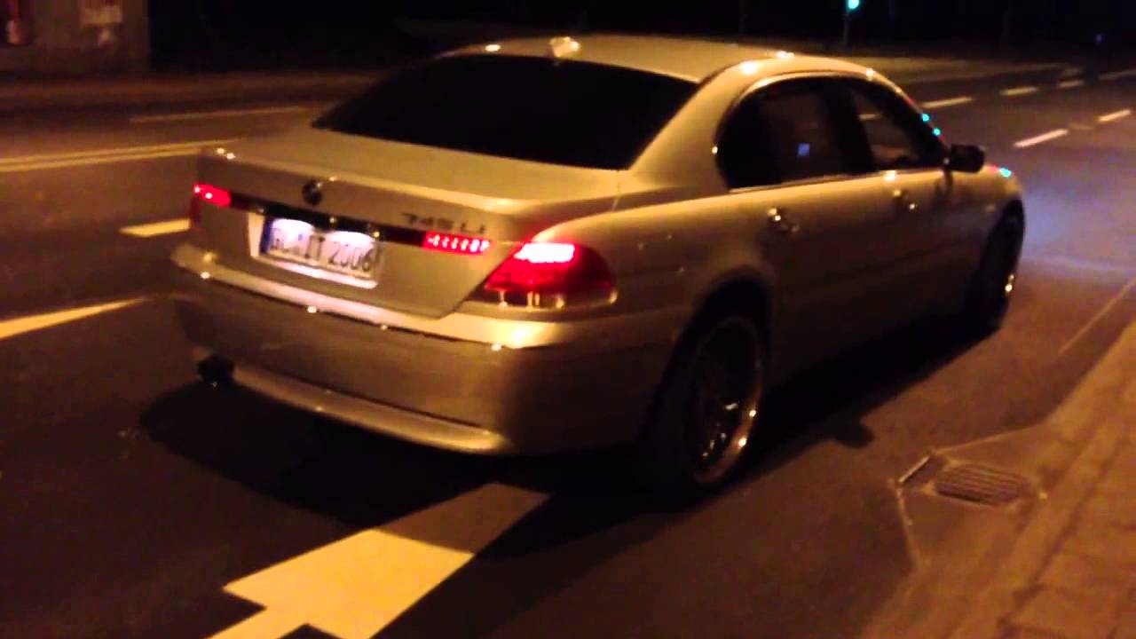 BMW E66 E65 Li Exhaust Auspuff Sound with 22