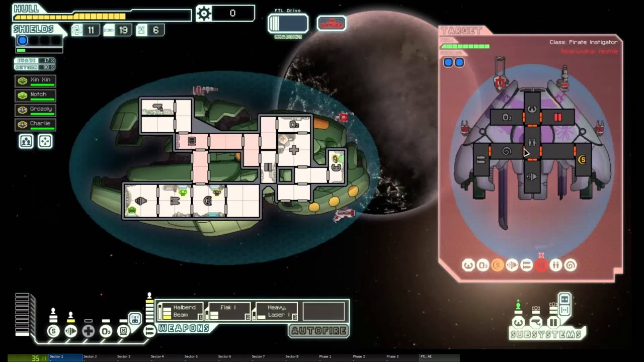 FTL: AE - Zoltan A [Hard] Speedrun (33:49)
