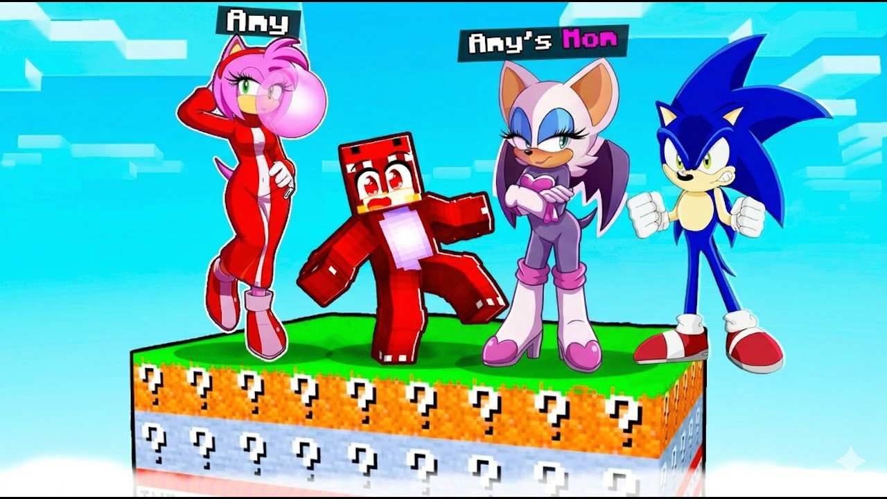 STUCK on ONE LUCKY CHUNK with SHIN AMY'S FAMILY!