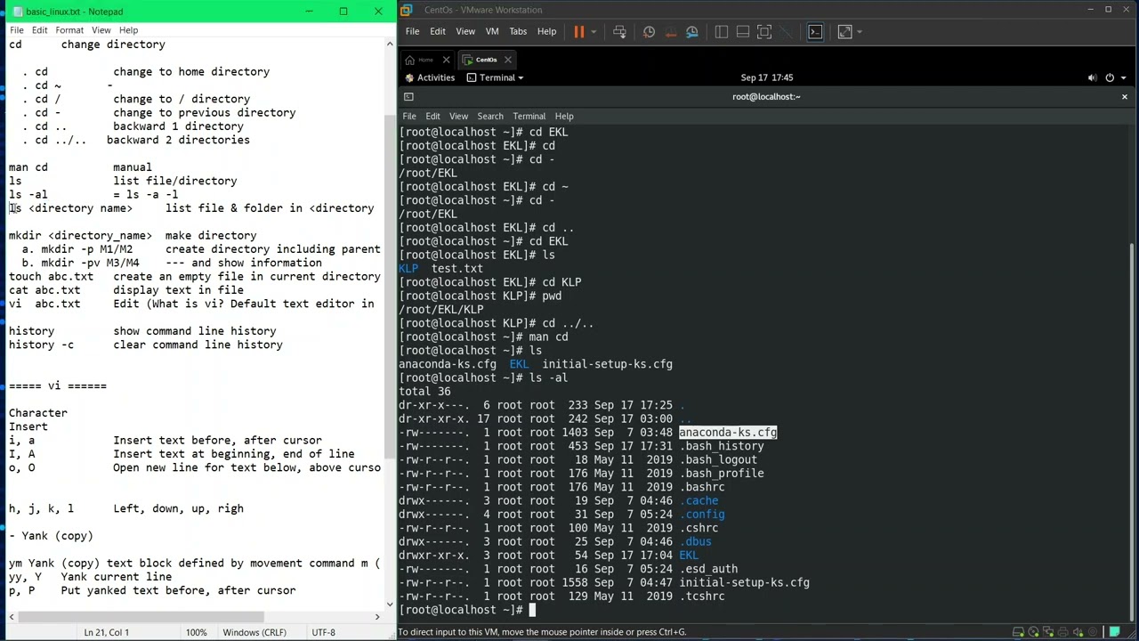 Learn basic linux commands in Khmer