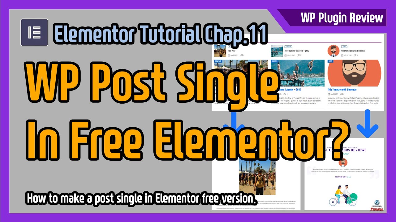 WordPress post single with Elementor - How to make single post in your website.
