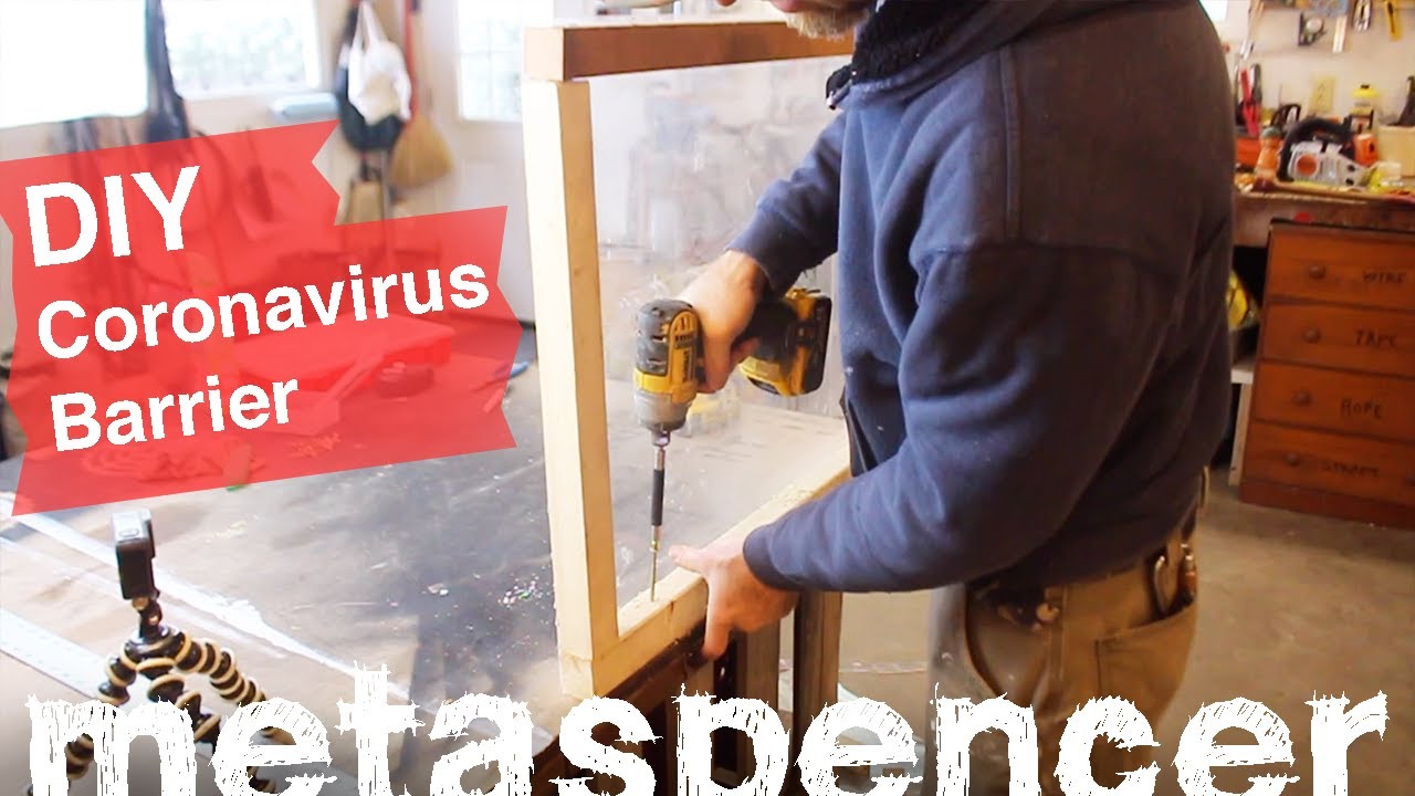 DIY Coronavirus Cough Barrier for Markets and Grocery Stores