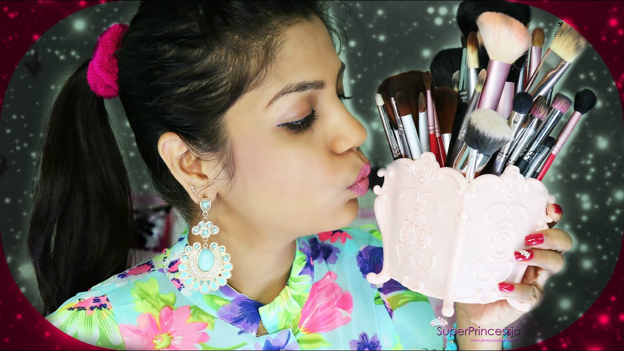Makeup Brushes For Beginners & Storage,Different Types Of Essential Makeup Brushes | SuperPrincessjo