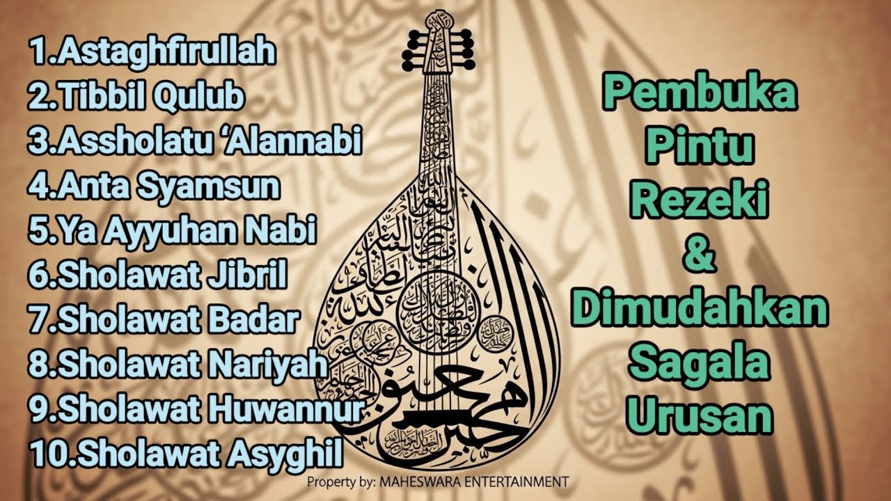 SHOLAWAT JIBRIL PEMBUKA REZEKI | ISTIGHFAR & SHOLAWAT NABI MERDU 2026