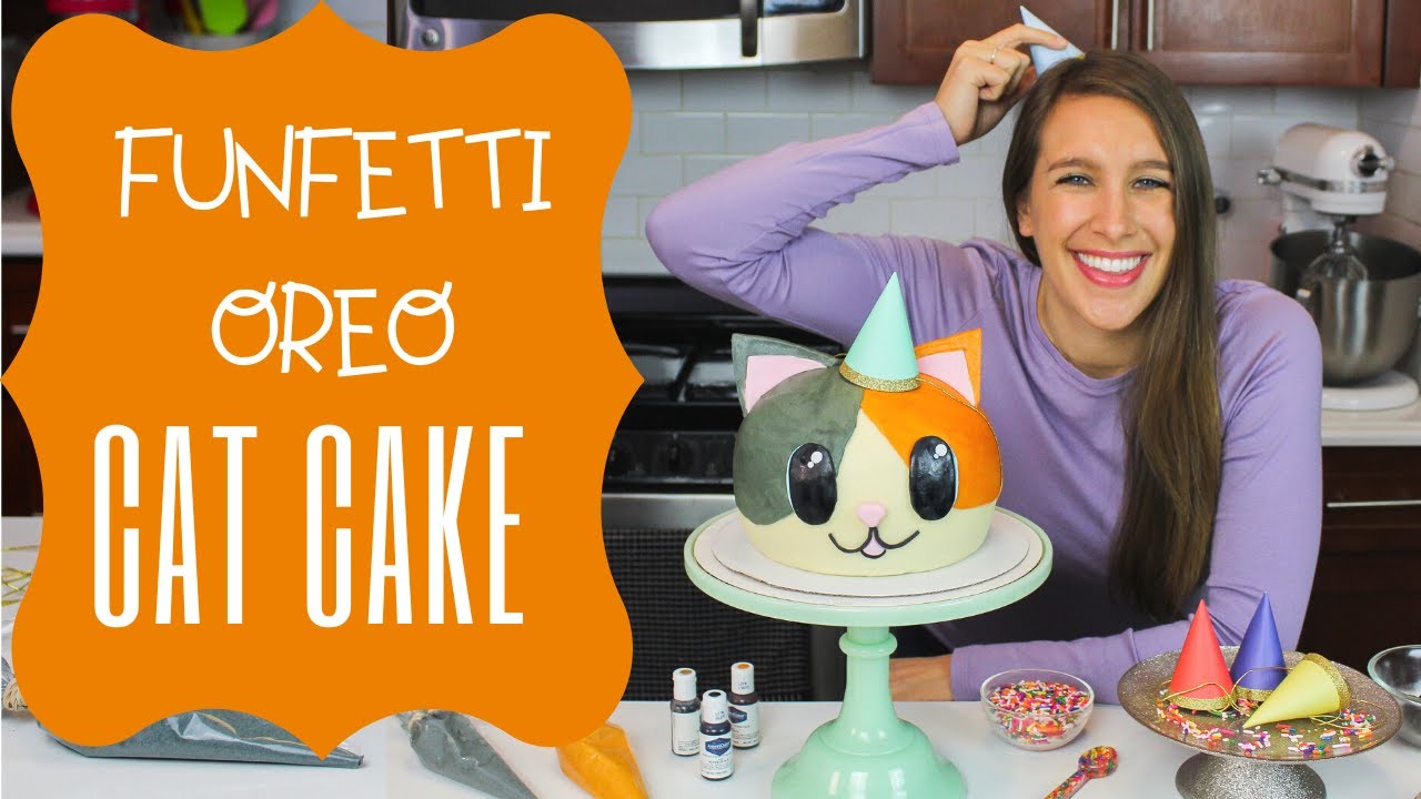 How To Make A Cute Cat Cake | CHELSWEETS