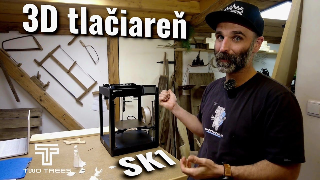 Čo ma napadlo, tak to som vytlačil :-) 3D tlačiareň Two Trees SK1