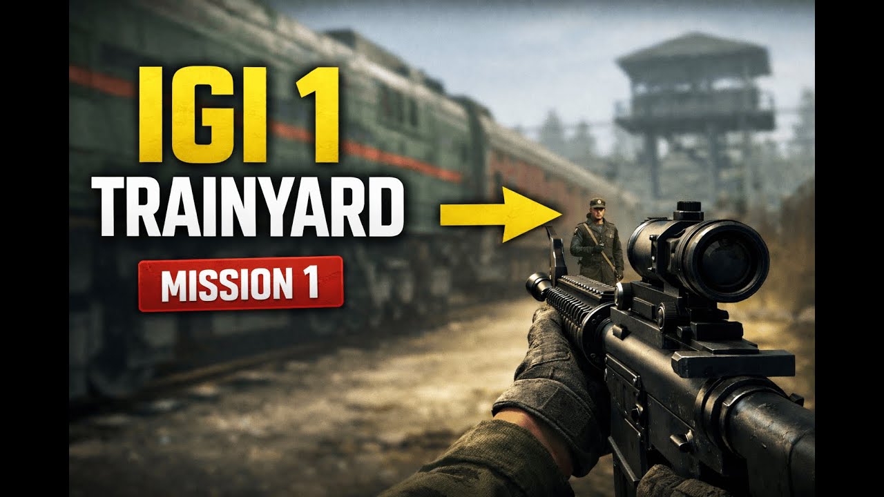 I.G.I 1 | Mission 1 - Trainyard