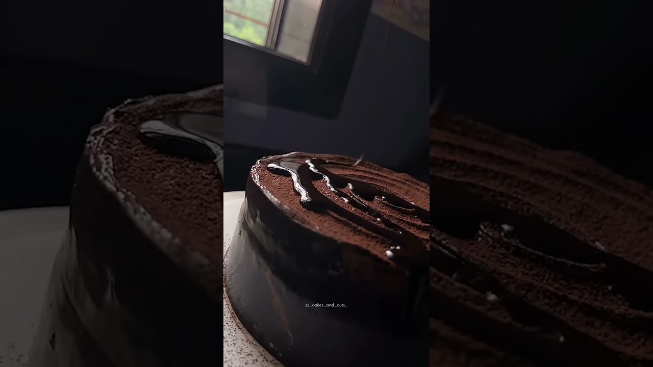 dark chocolate cake😋 