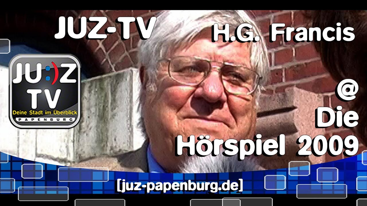 JUZ TV Die  Hörspiel 2009 H.G. Francis Gruselserie Interview