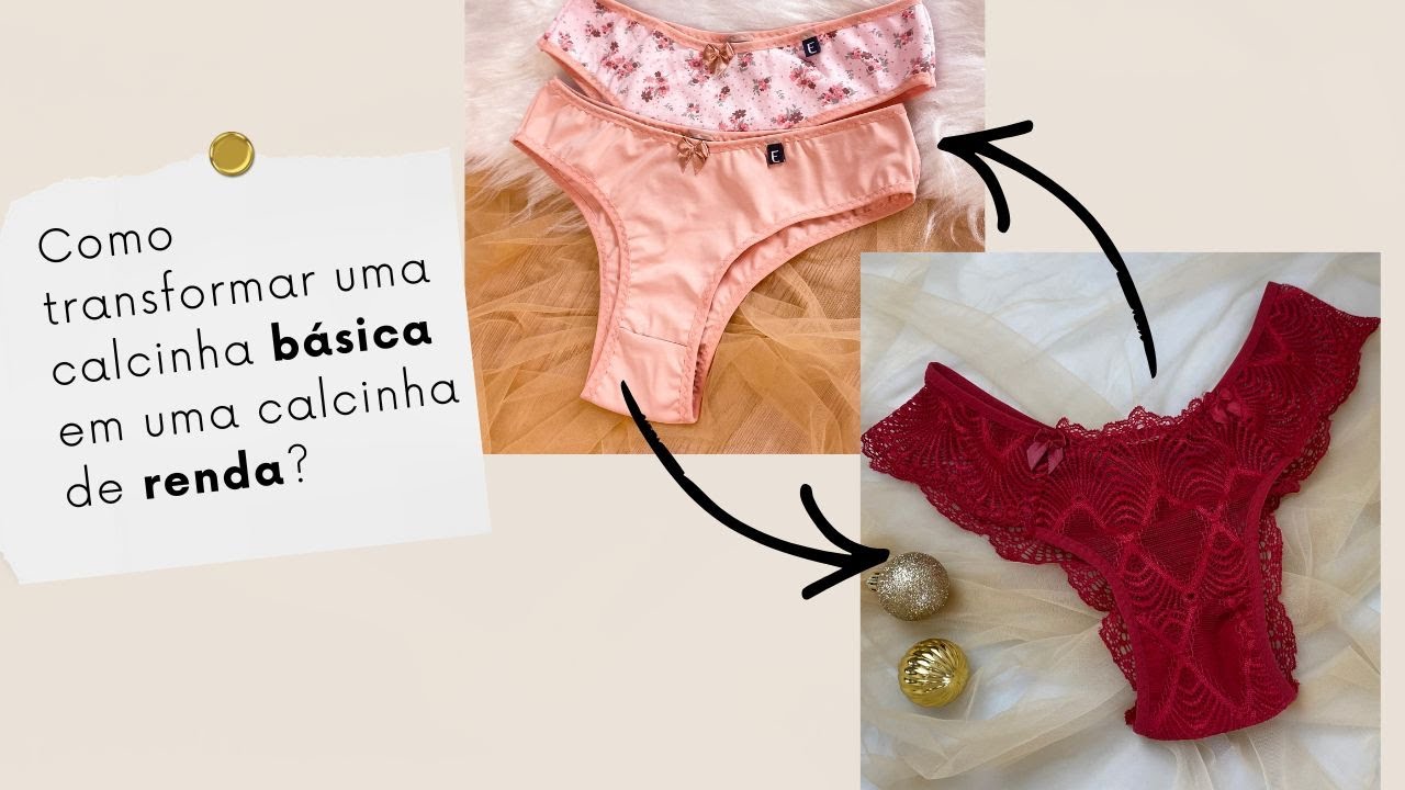 [TUTORIAL] Como modificar o molde de uma calcinha básica para fio duplo?