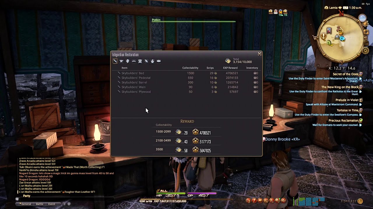 Final Fantasy XIV - Ishgard Restoration Tips