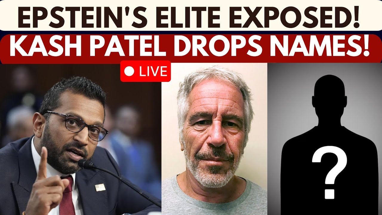 Kash Patel UNLEASHES on Epstein's Elite Network: Shocking FBI Revelations Revealed LIVE!